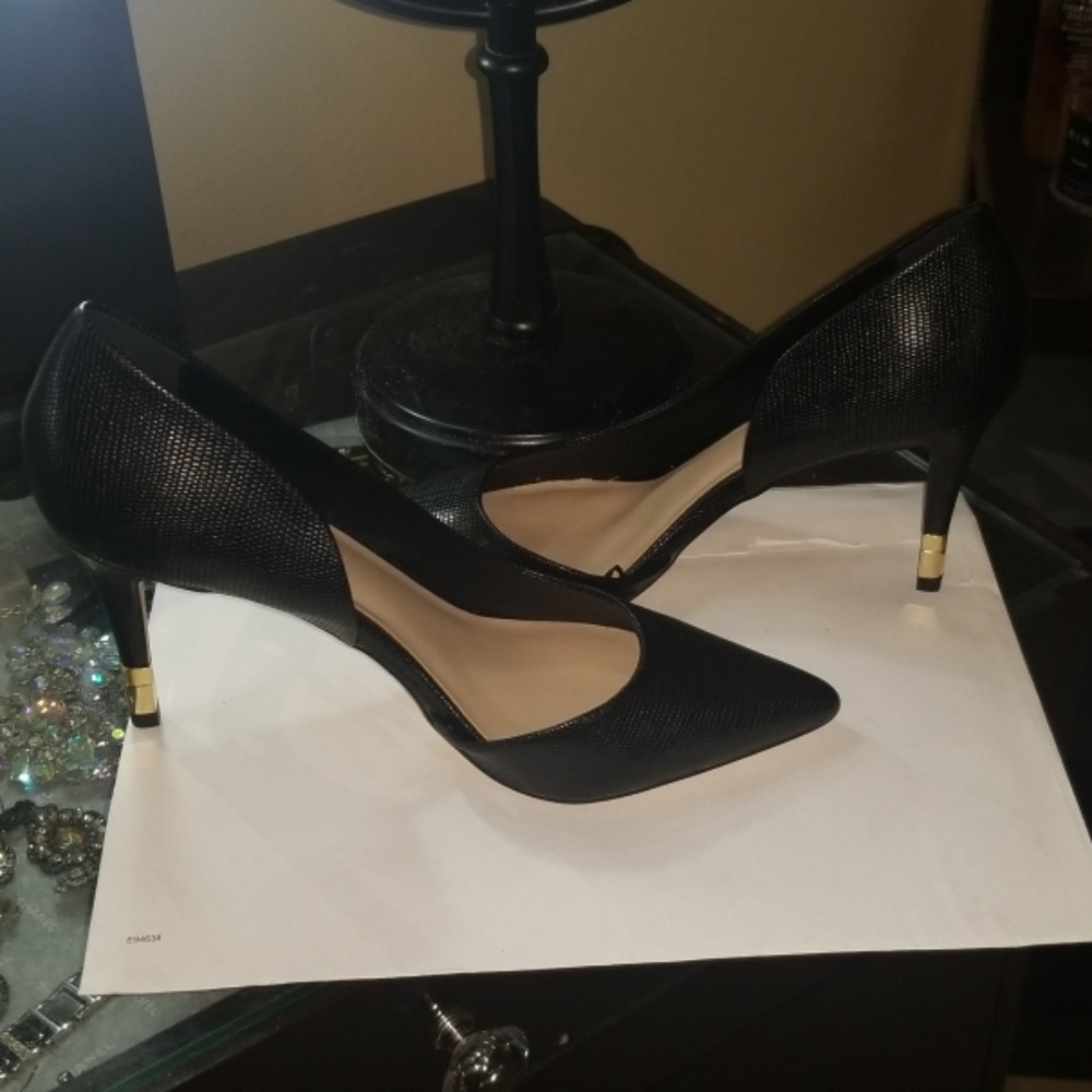 Aldo Black leather pumps (never been worn) - Picture 3 of 7